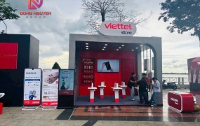 Booth Viettel Store miền Tây bừng sáng với bàn tay tài hoa từ Đồng Nguyễn Group