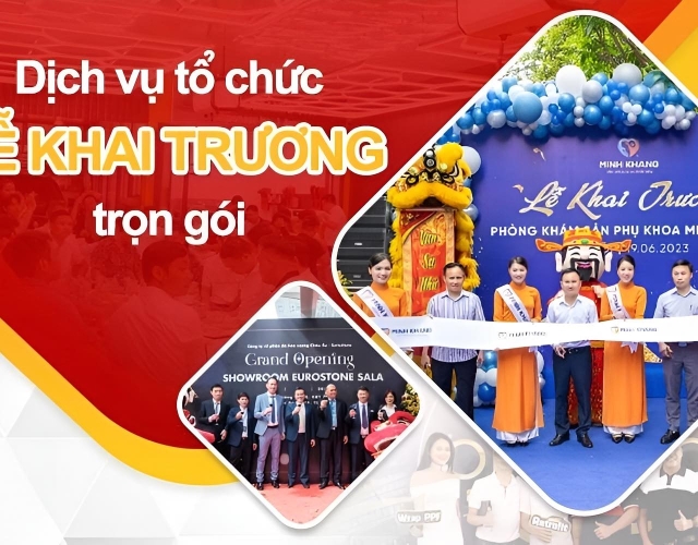Dịch vụ khai trương trọn gói - tổ chức tại Hồ Chí Minh