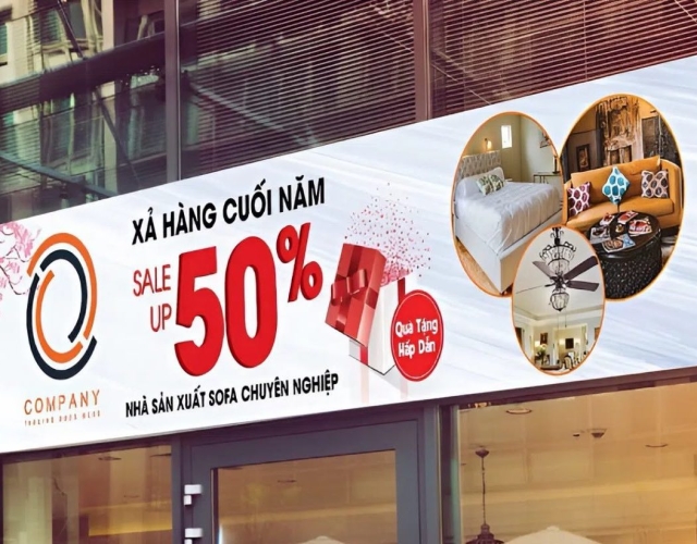 Kích thước băng rôn chuẩn: Tổng hợp size ngang, dọc và phướn quảng cáo