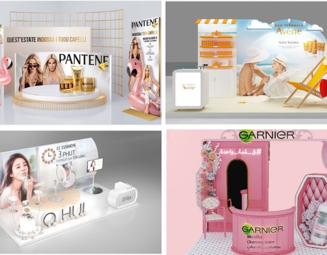 Tổng hợp 50+ mẫu thiết kế booth trưng bày và booth bán hàng đẹp nhất 2026