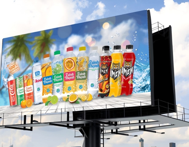 Làm pano quảng cáo 2026: chi phí in bạt và khung sắt