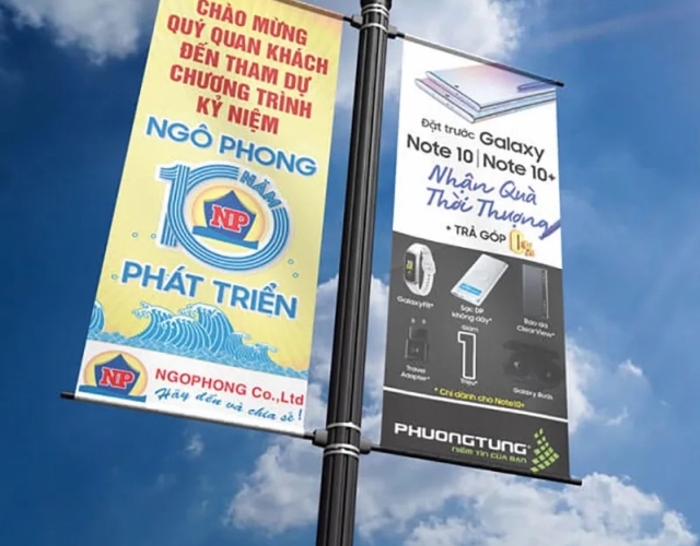 Dịch vụ treo cờ phướn tại TP.HCM: báo giá và thủ tục xin phép