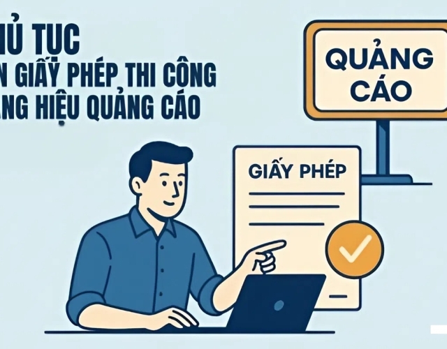 Giấy phép quảng cáo 2026: Thủ tục, hồ sơ treo băng rôn [Mới nhất]