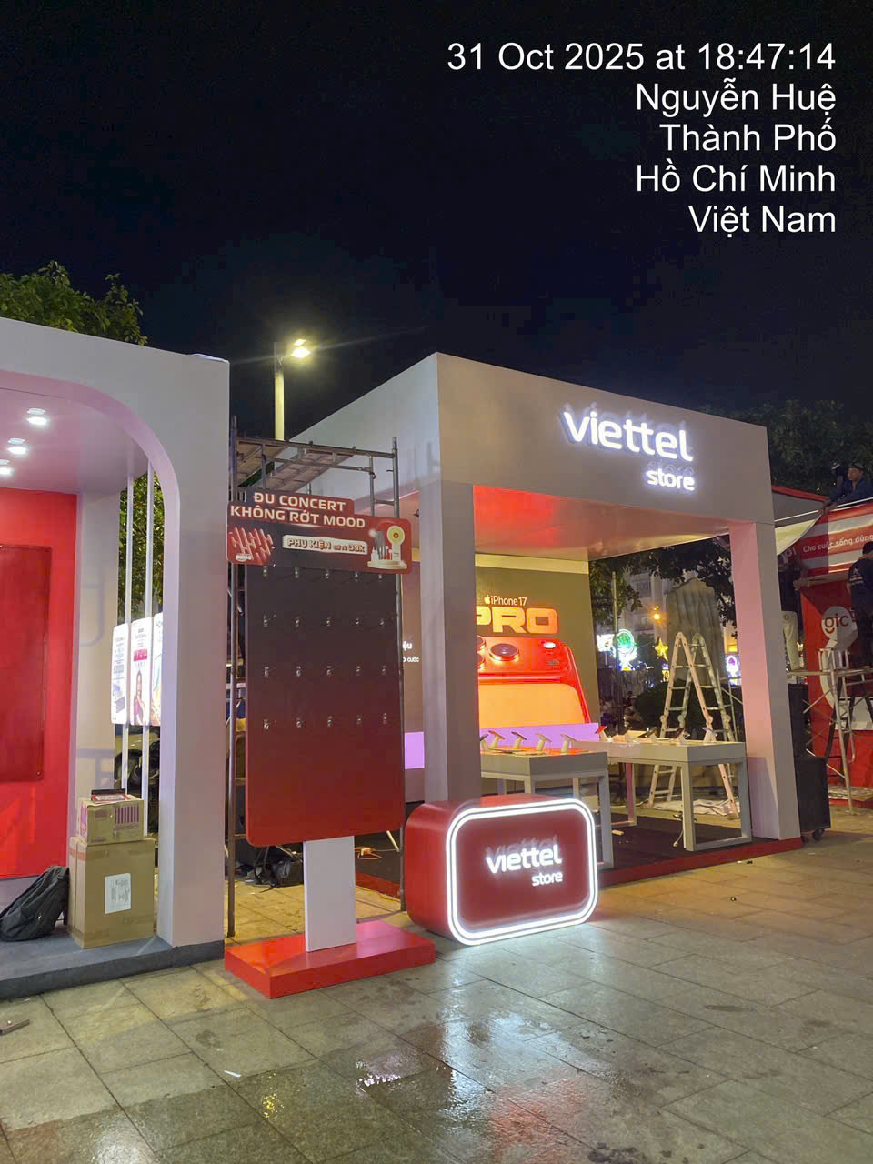 Đồng Nguyễn Group thiết kế và thi công booth Viettel