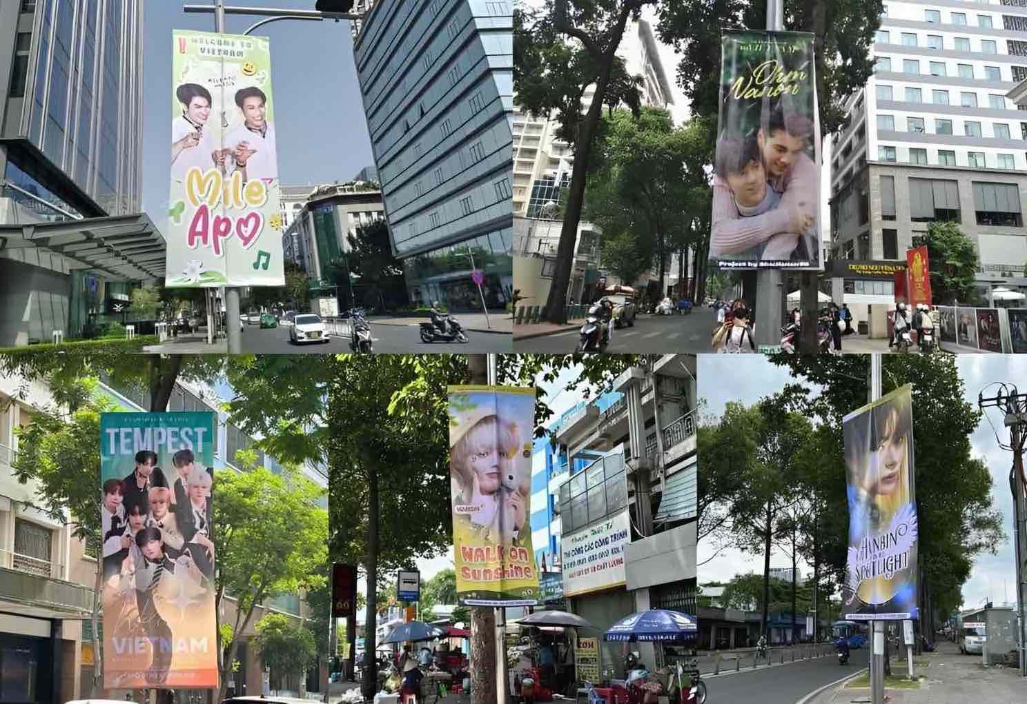 Băng rôn dọc (Phướn/Standee)