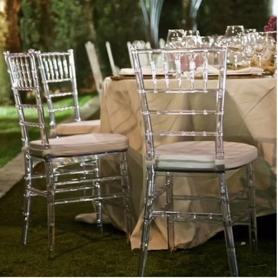 Ghế Tiffany Napoleon Chiavari trong suốt