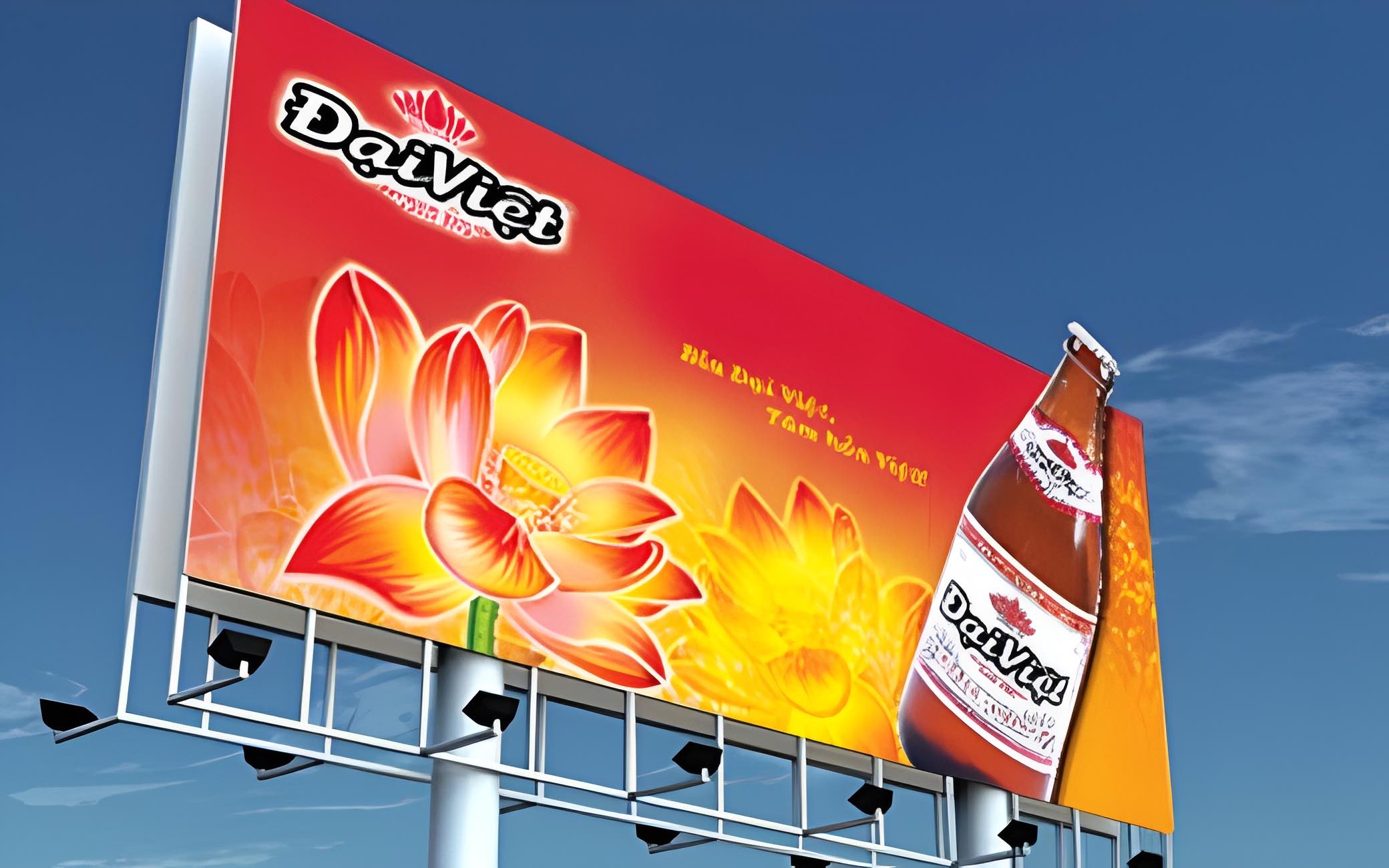 Mẫu pano sử dụng màu sắc tương phản (contrast)