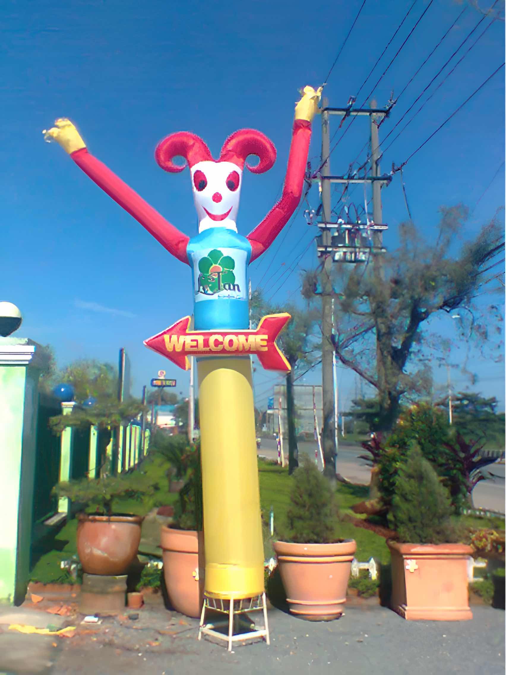 Rối hơi một chân truyền thống