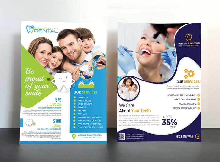 Tờ rơi khai trương nha khoa