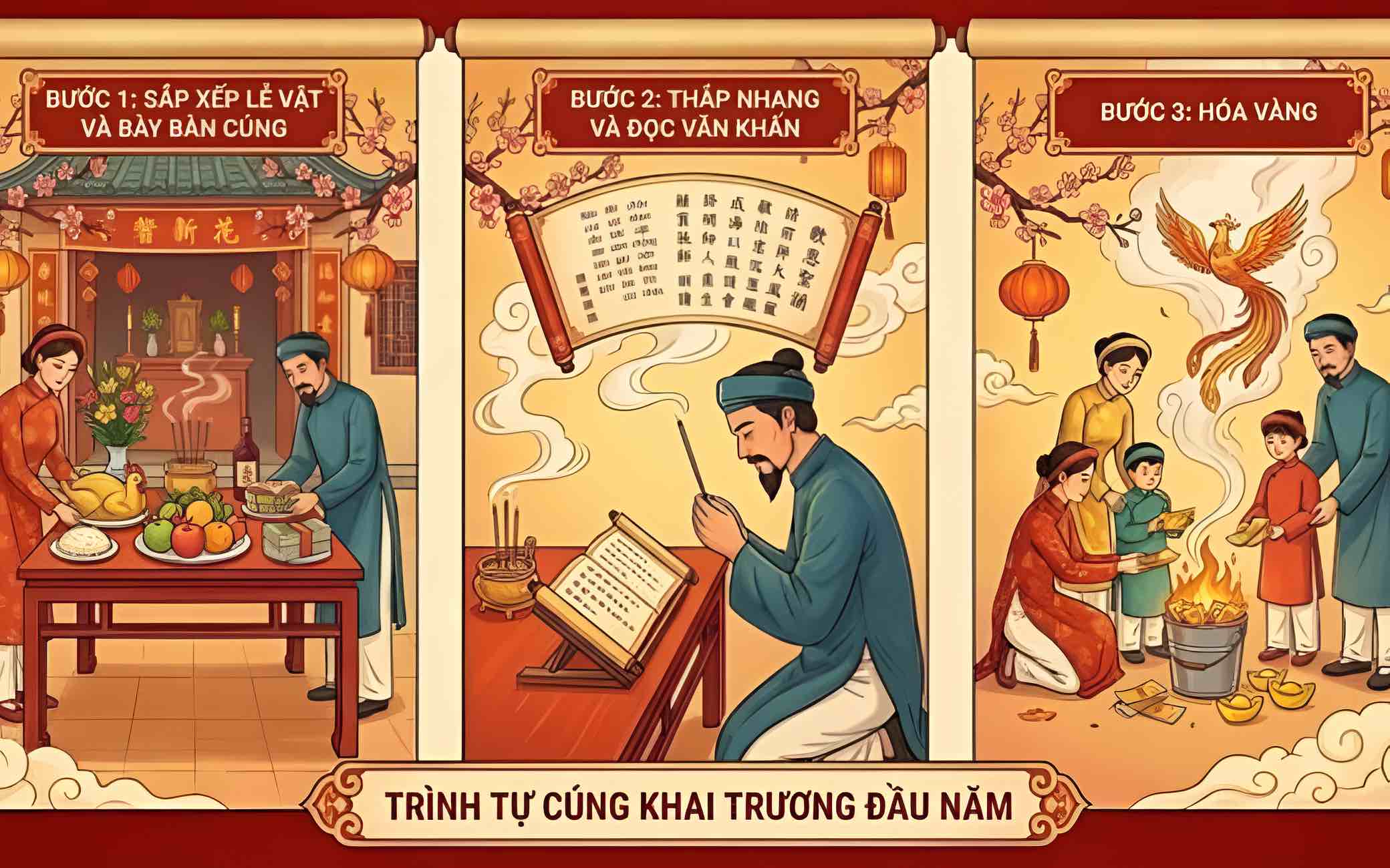 Trình tự thực hiện nghi lễ