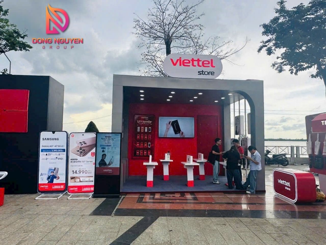 Đồng Nguyễn Group thiết kế và thi công booth tại Kiên Giang