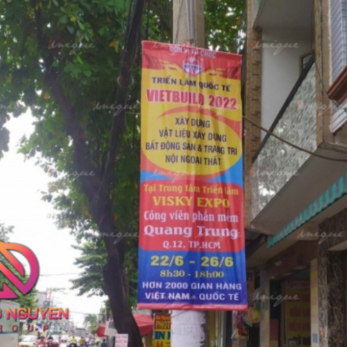 TREO PHƯỚN DỌC QUẢNG CÁO -  VIETBUILD