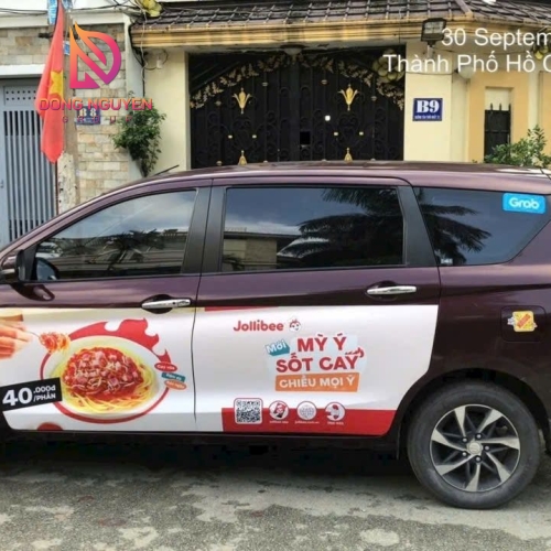 CHIẾN DỊCH QUẢNG CÁO TRỌN GÓI GRAB CAR - JOLLIBEE