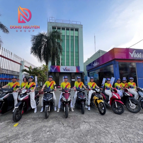 TỐ CHỨC ROADSHOW XE MÁY - VIKKI BANK