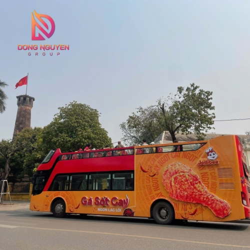TỔ CHỨC ROADSHOW XE BUS 2 TẦNG  - JOLLIBEE