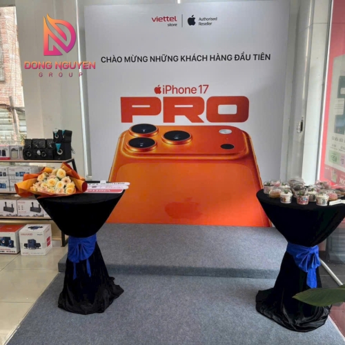 TỔ CHỨC SỰ KIỆN MỞ BÁN IPHONE 17 TRÊN CHUỖI VIETTEL STORE 